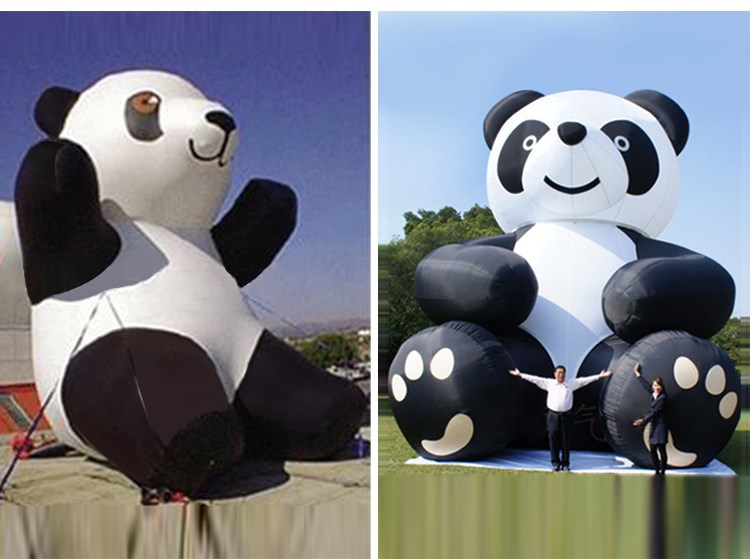 瑶海充气熊猫展示